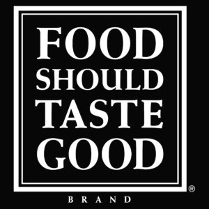 food-should-taste-good-black-logo